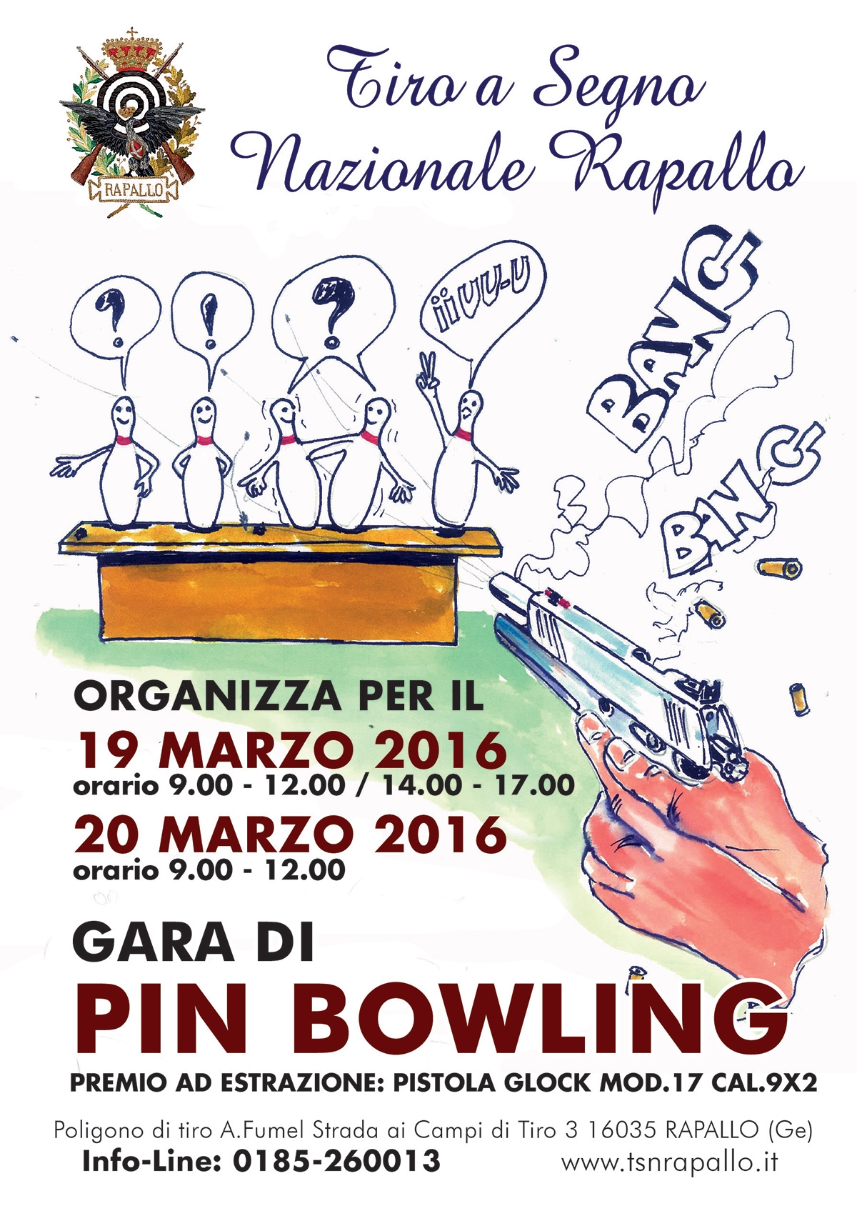 Locandina pin bowling pasqua